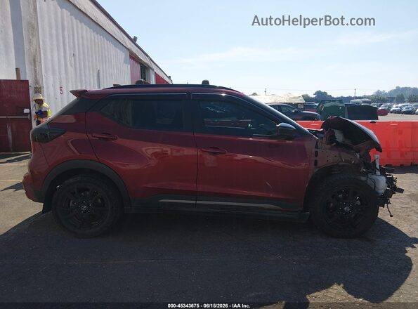 3N1CP5DV3ML529109 2021 NISSAN KICKS Red Панорамний вид салону 360°