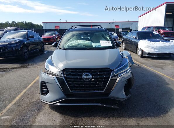 3N1CP5DV3NL522355 2022 NISSAN KICKS Gray Вид щитка приладів