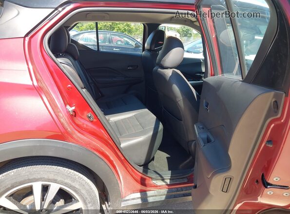 3N1CP5DV4LL486527 2020 NISSAN KICKS Red VIN კოდის სტიკერის ხედი