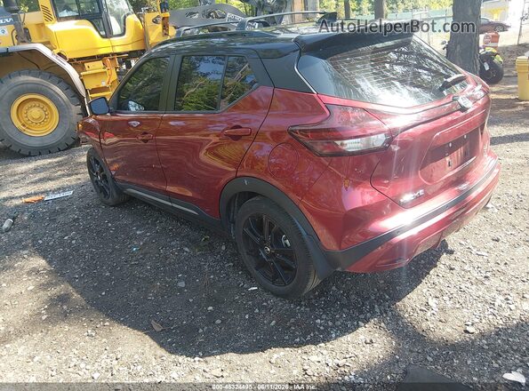 3N1CP5DV4ML560921 2021 NISSAN KICKS Red Задня ліва чверть