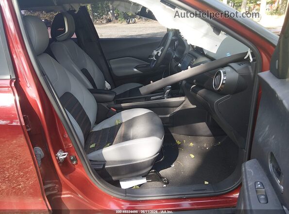 3N1CP5DV4ML560921 2021 NISSAN KICKS Red Вид салону спереду