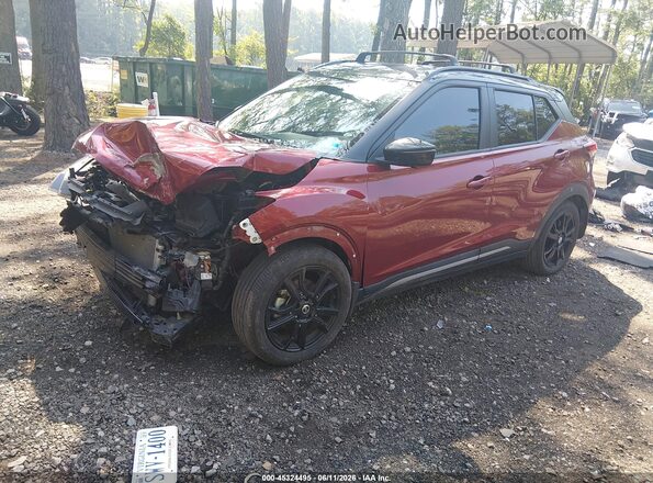 3N1CP5DV4ML560921 2021 NISSAN KICKS Red Передня ліва чверть