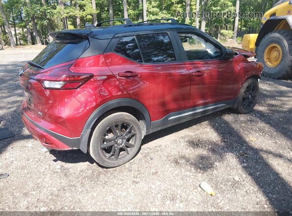 3N1CP5DV4ML560921 2021 NISSAN KICKS Red Задня права чверть