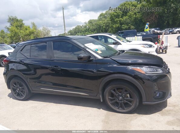 3N1CP5DV4PL538874 2023 NISSAN KICKS Black უკანა სალონის ხედი