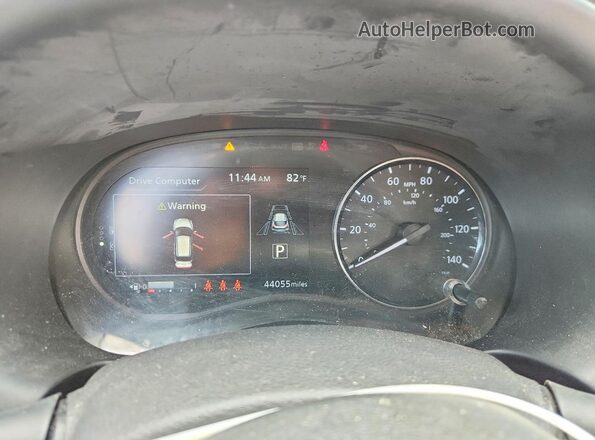 3N1CP5DV4PL541483 2023 NISSAN KICKS Серебряный Вид щитка приборов
