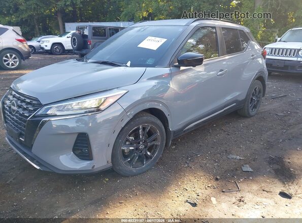 3N1CP5DV4RL473804 2024 NISSAN KICKS Gray Դիմացի տեսք