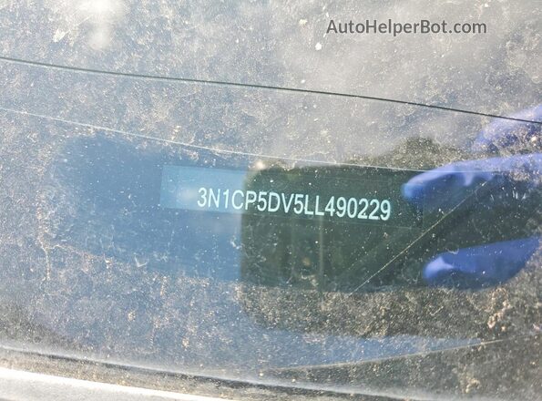 3N1CP5DV5LL490229 2020 NISSAN KICKS Gray ძრავის განყოფილების ხედი