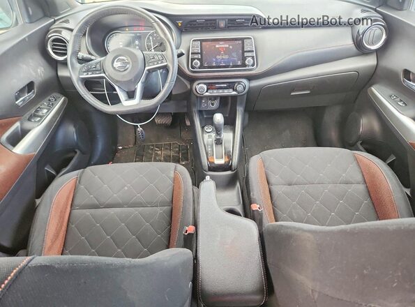 3N1CP5DV5LL546993 2020 NISSAN KICKS Blue Dashboard view