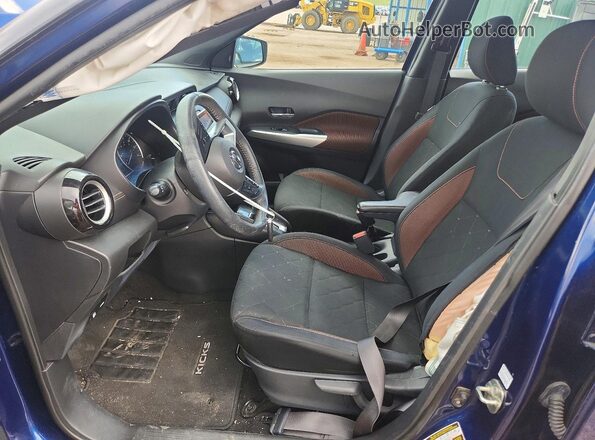 3N1CP5DV5LL546993 2020 NISSAN KICKS Blue Front interior view