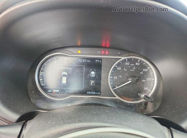 3N1CP5DV5LL546993 2020 NISSAN KICKS Blue Instrument cluster view