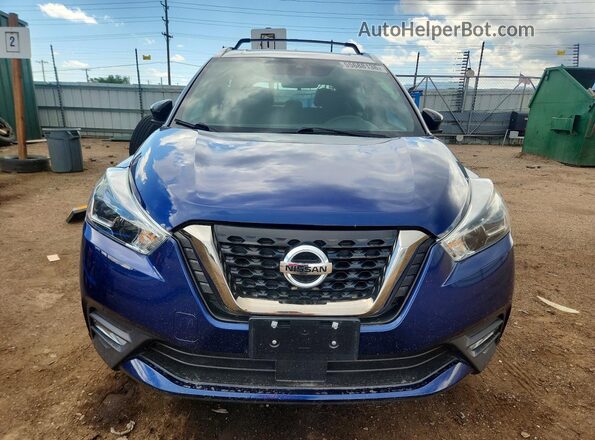 3N1CP5DV5LL546993 2020 NISSAN KICKS Blue Front view