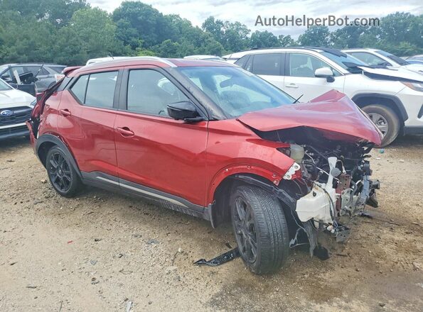 3N1CP5DV5LL578987 2020 NISSAN KICKS Maroon Front right