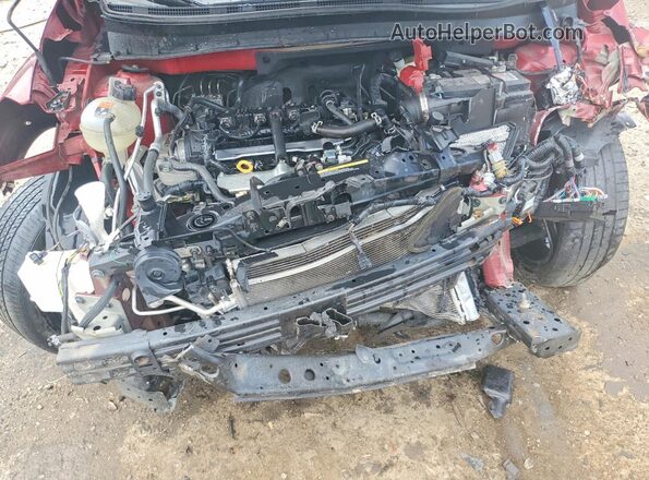 3N1CP5DV5LL578987 2020 NISSAN KICKS Maroon Engine compartment view