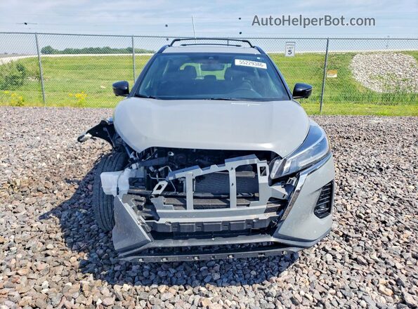 3N1CP5DV5ML560393 2021 NISSAN KICKS Gray Вид спереду