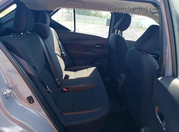 3N1CP5DV5ML560393 2021 NISSAN KICKS Gray Вид задніх сидінь