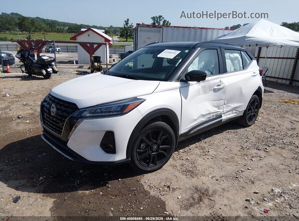 3N1CP5DV5PL523963 2023 NISSAN KICKS White Vista tres cuartos delantera izquierda
