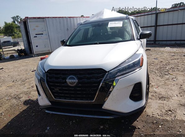 3N1CP5DV5PL523963 2023 NISSAN KICKS White Vista del cuadro de instrumentos