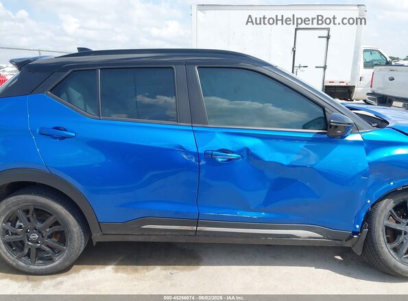 3N1CP5DV5RL546064 2024 NISSAN KICKS Blue Вид задньої частини салону
