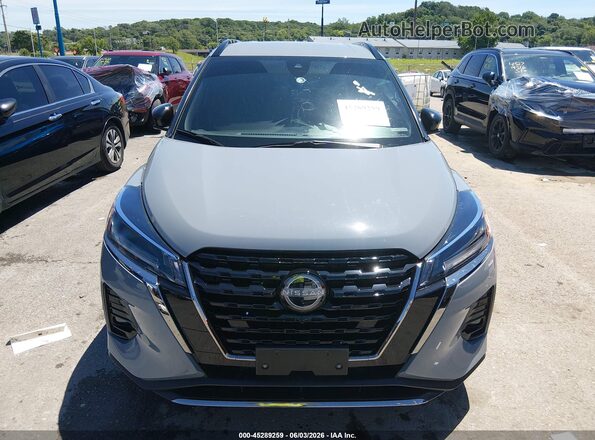 3N1CP5DV5RL576374 2024 NISSAN KICKS Gray Widok zestawu wskaźników