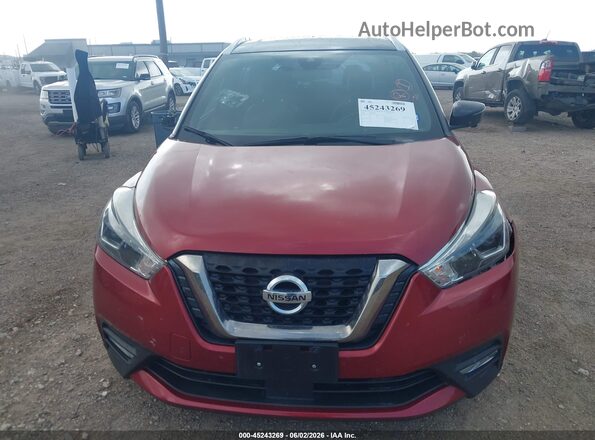 3N1CP5DV6LL572678 2020 NISSAN KICKS Red Սարքավորումների վահանակի տեսք