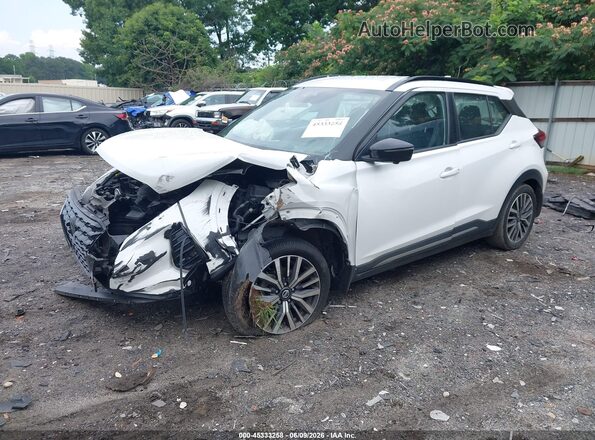 3N1CP5DV6ML489477 2021 NISSAN KICKS White Vista tres cuartos delantera izquierda