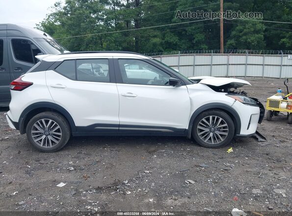 3N1CP5DV6ML489477 2021 NISSAN KICKS White Vista interior de 360 grados