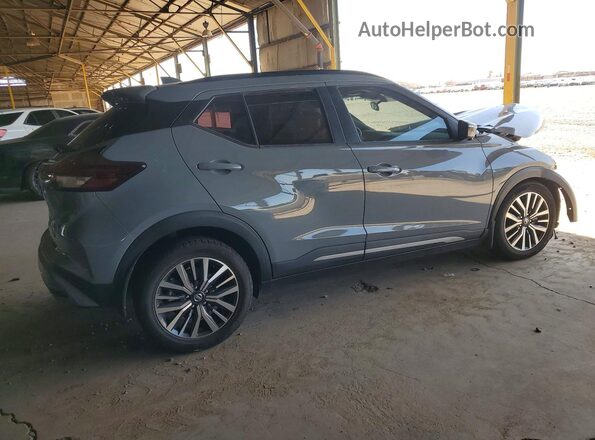 3N1CP5DV6ML494632 2021 NISSAN KICKS Gray Rear right