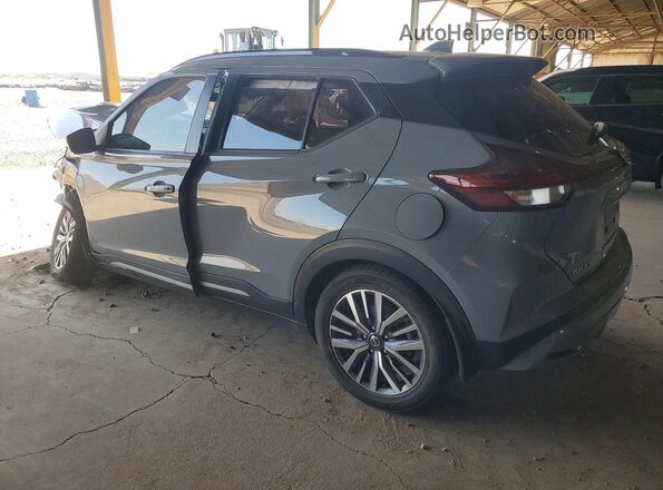3N1CP5DV6ML494632 2021 NISSAN KICKS Gray Rear left
