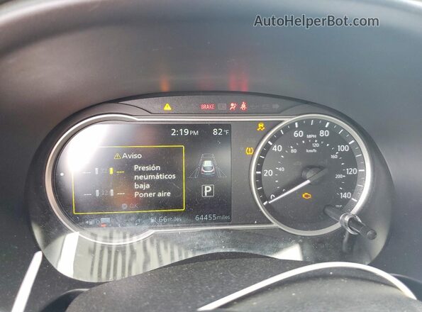 3N1CP5DV7LL554495 2020 NISSAN KICKS Red Widok zestawu wskaźników