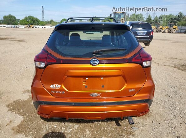 3N1CP5DV7ML464667 2021 NISSAN KICKS Orange Widok z tyłu