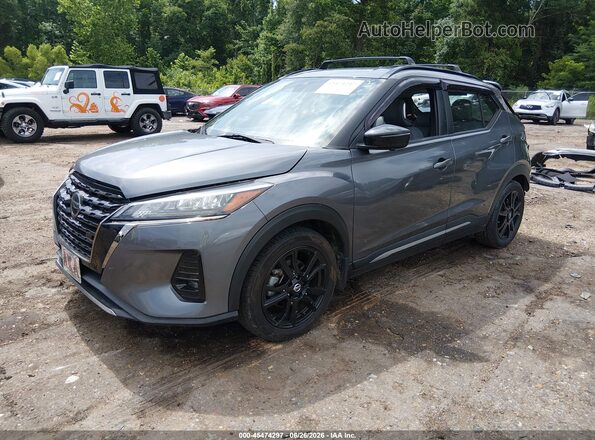 3N1CP5DV7ML530540 2021 NISSAN KICKS Gray Przód lewy