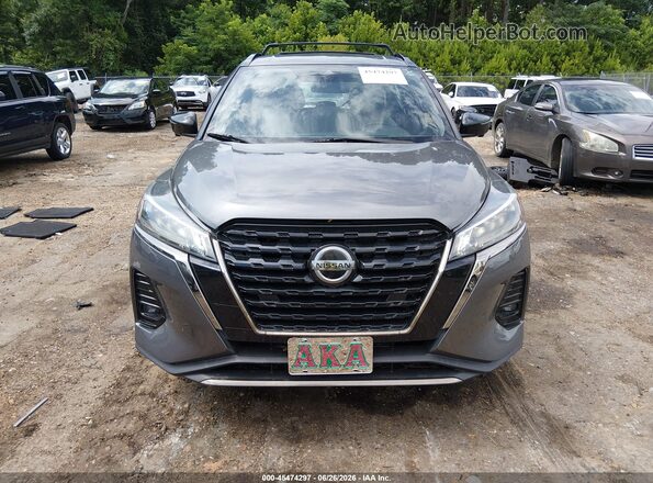 3N1CP5DV7ML530540 2021 NISSAN KICKS Gray Widok wnętrza z tyłu