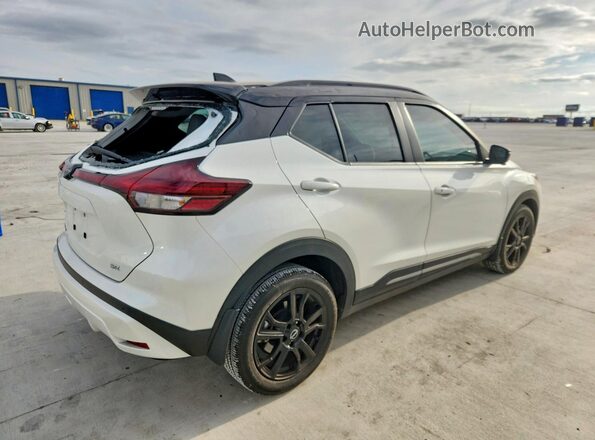 3N1CP5DV7RL526446 2024 NISSAN KICKS Белый Задняя правая четверть