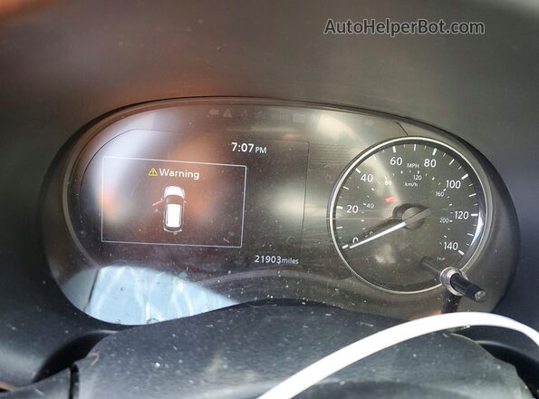 3N1CP5DV7RL533560 2024 NISSAN KICKS White ხელსაწყოთა პანელის ხედი