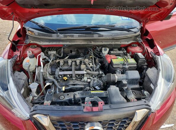 3N1CP5DV8LL491648 2020 NISSAN KICKS Red Engine compartment view