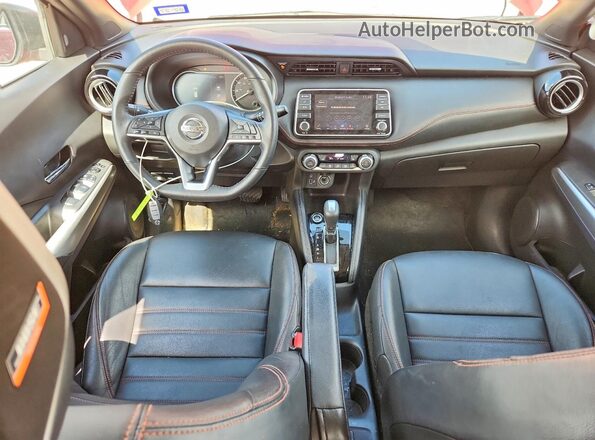 3N1CP5DV8LL491648 2020 NISSAN KICKS Red Dashboard view