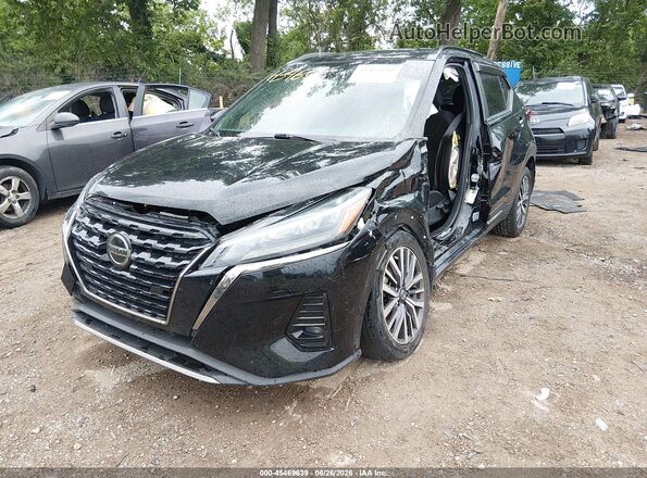 3N1CP5DV8ML497144 2021 NISSAN KICKS Black Передня ліва чверть