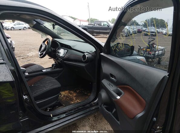 3N1CP5DV8ML497144 2021 NISSAN KICKS Black Вид салону спереду