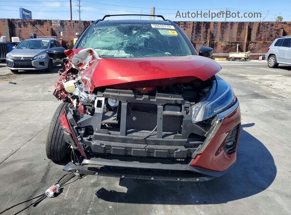 3N1CP5DV8ML560601 2021 NISSAN KICKS Red Vista frontal