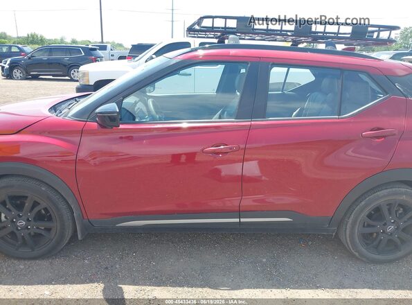 3N1CP5DV8PL566063 2023 NISSAN KICKS Red Vista interior de 360 grados