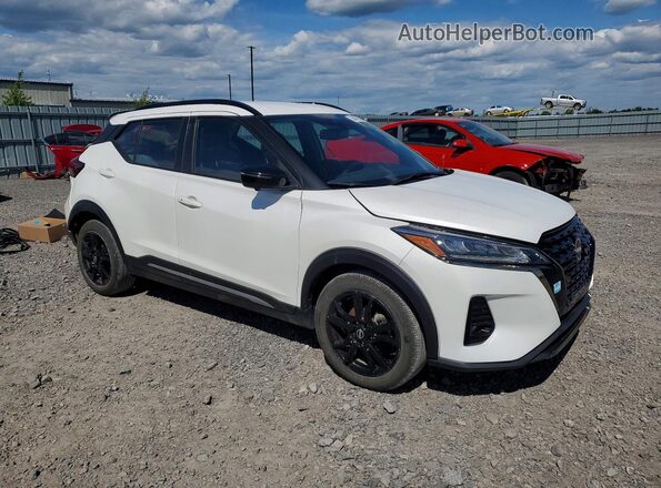 3N1CP5DV8RL484059 2024 NISSAN KICKS White Передня права чверть