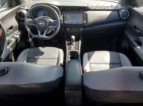 3N1CP5DV8RL484059 2024 NISSAN KICKS White Вид панелі приладів