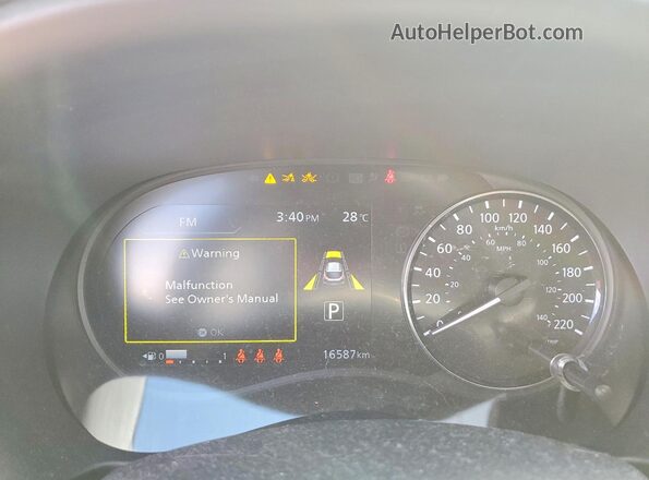 3N1CP5DV8RL484059 2024 NISSAN KICKS White Вид щитка приладів