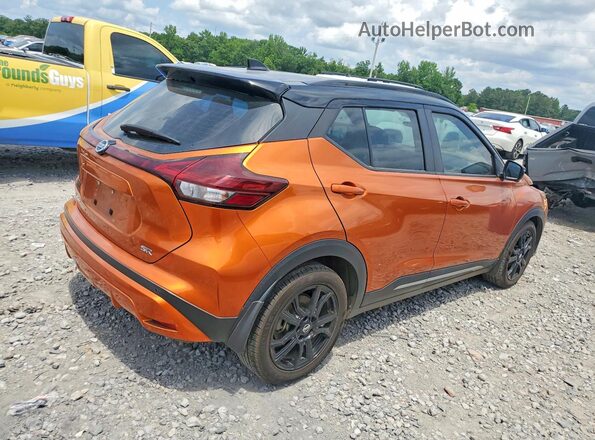 3N1CP5DV9ML549249 2021 NISSAN KICKS Оранжевый Задняя правая четверть