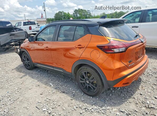 3N1CP5DV9ML549249 2021 NISSAN KICKS Оранжевый Задняя левая четверть