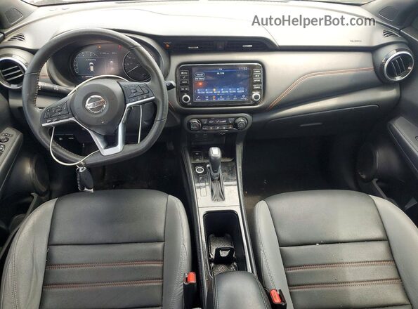 3N1CP5DV9ML549249 2021 NISSAN KICKS Оранжевый Вид панели приборов