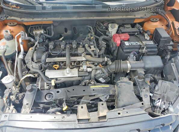 3N1CP5DV9ML549249 2021 NISSAN KICKS Оранжевый Вид задней части салона