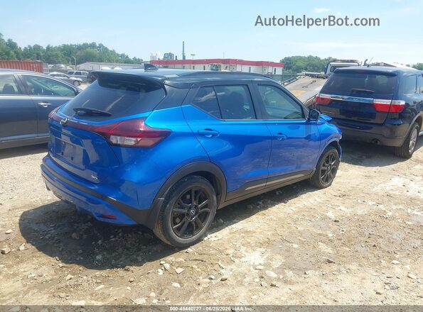 3N1CP5DV9PL470989 2023 NISSAN KICKS Blue უკანა მარჯვენა