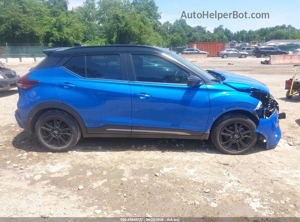 3N1CP5DV9PL470989 2023 NISSAN KICKS Blue უკანა სალონის ხედი
