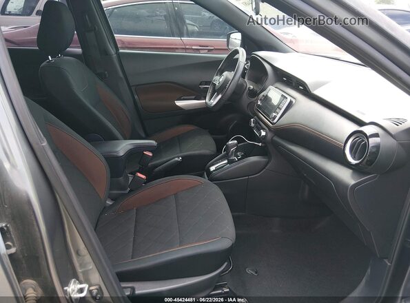 3N1CP5DVXLL511821 2020 NISSAN KICKS Gray წინა სალონის ხედი